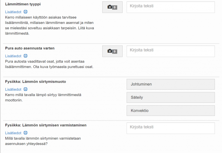 Yhteisten tutkinnon osien (YTO) ja ammatillisten tutkinnon osien integraation Workseed -oppimisympäristössä