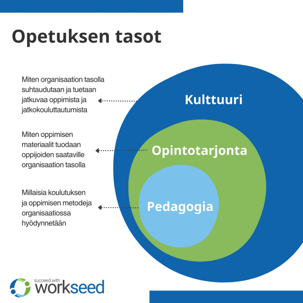 Oppimisen kulttuurin tasot